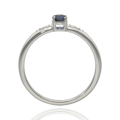 Fehér arany gyűrű 52-es méret (M900/SA-52)